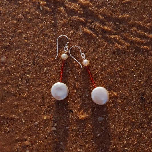 Carnelian India Earrings - The Courthouse Collection