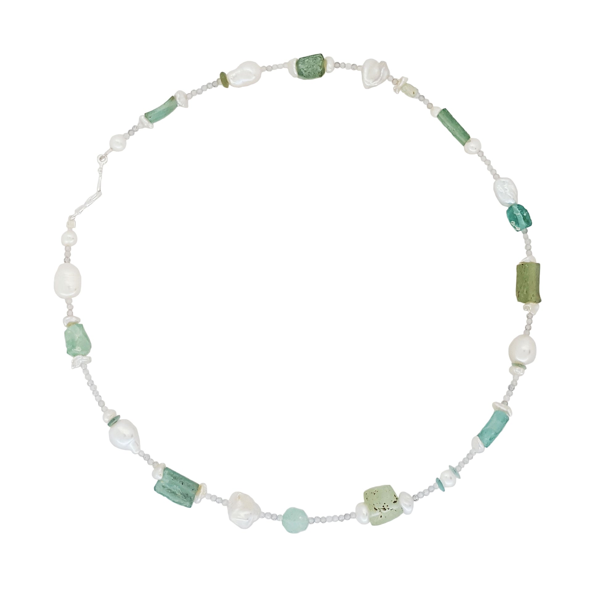 Adorning Empress Juno Necklace - Ancient Roman Glass Necklace