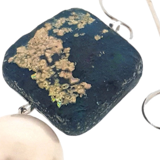 Ancient Glass South Sea Pearls Earrings | The Courthouse Collection | Australian Designer Pearl Jewellery