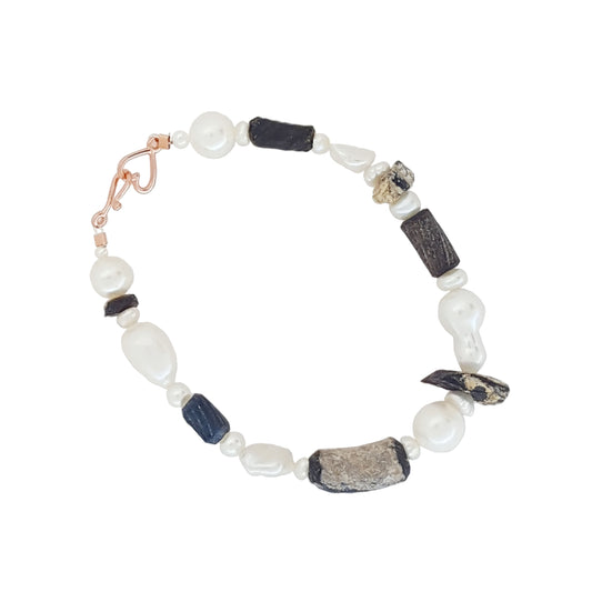 Beautiful Helena Bracelet - Ancient Roman Glass Bracelet