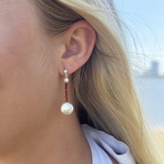 Carnelian India Earrings - The Courthouse Collection