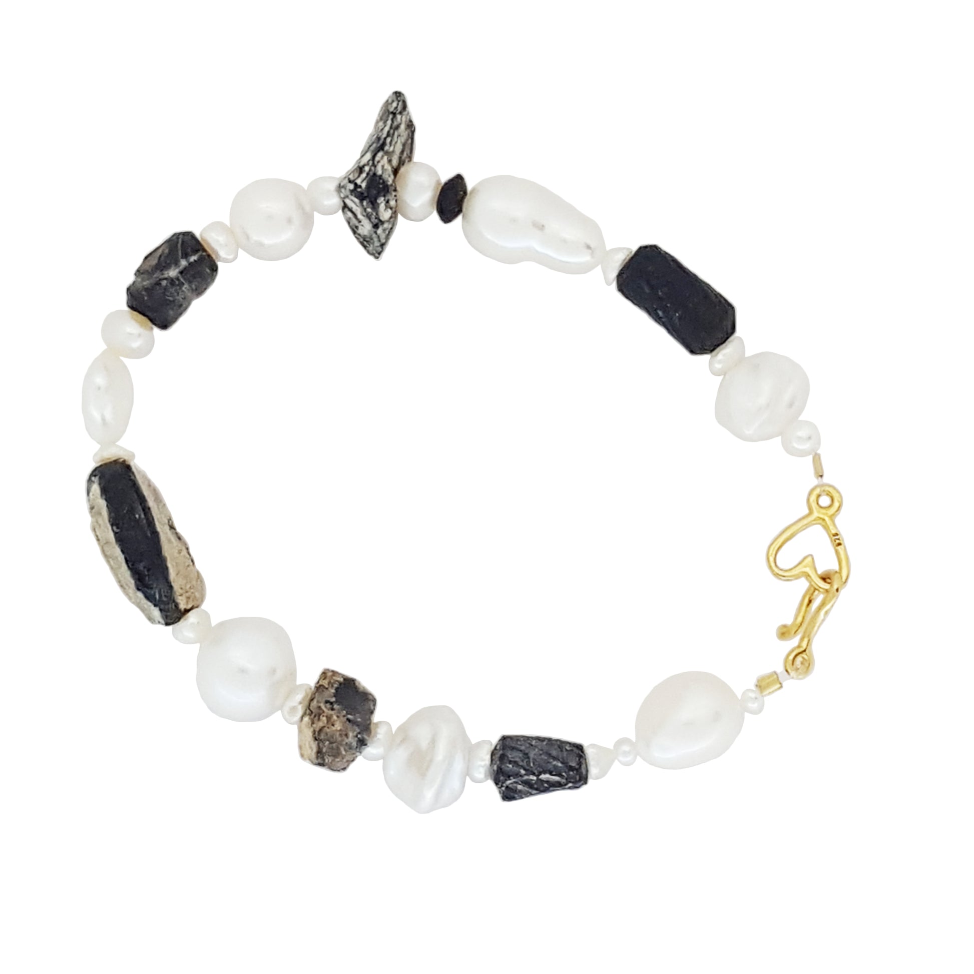 Diana's Roman Moon Bracelet - Ancient Roman Glass Bracelet