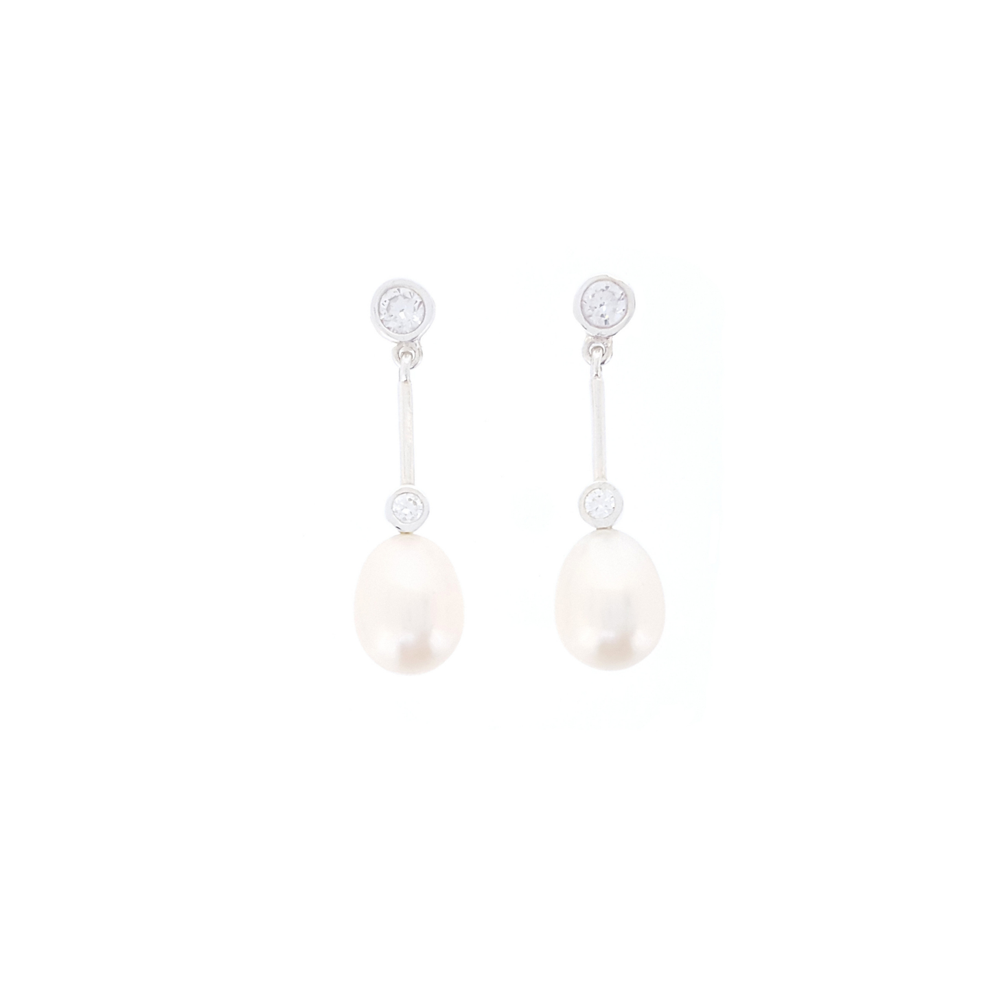Freshwater Pearl Earrings "After 8" | The Courthouse Collection | Australian Designer Pearl Jewellery