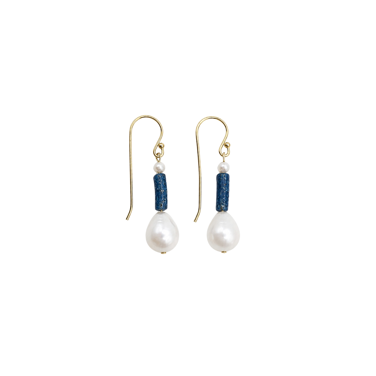 Roman Goddess Pearl Earrings