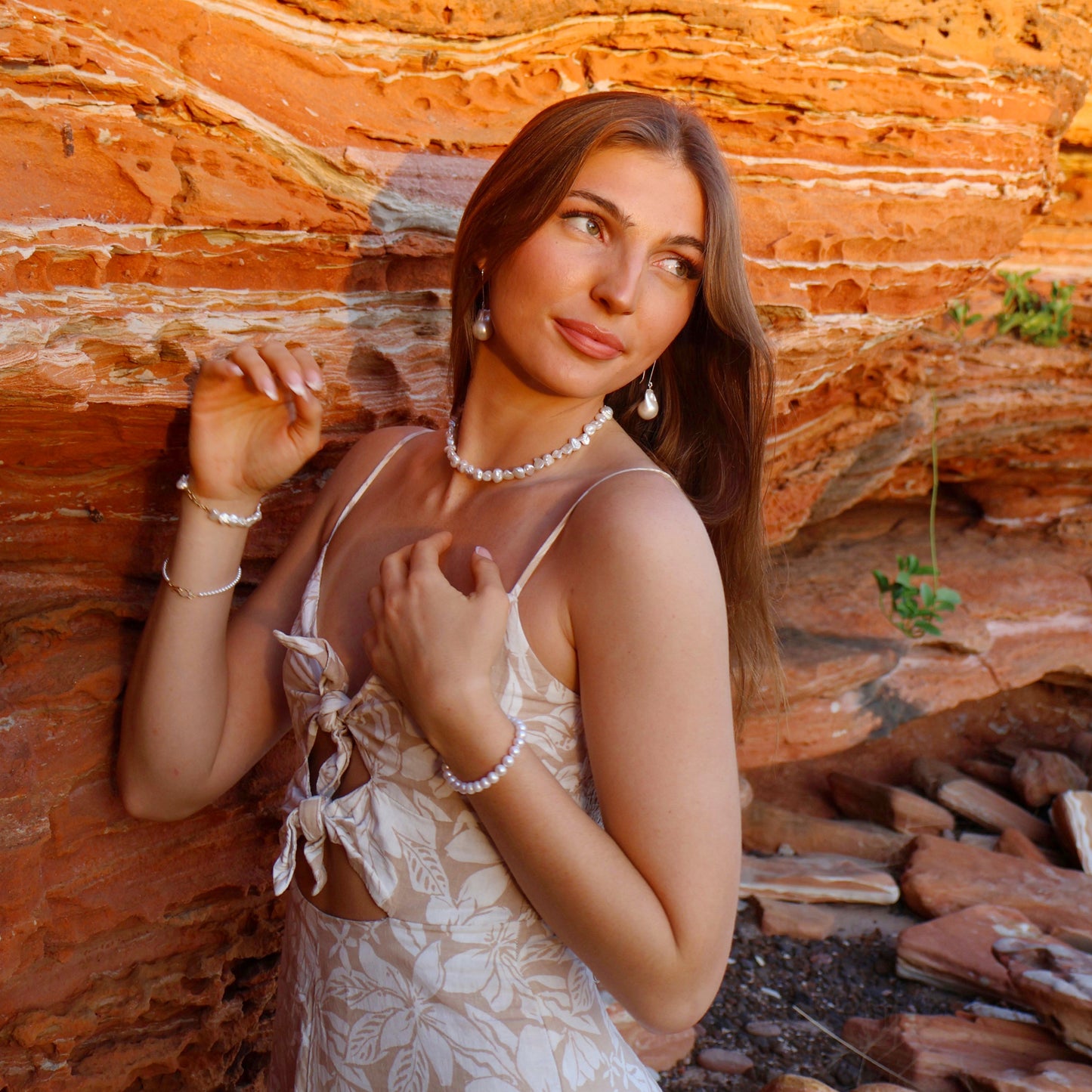 Keshi Fullstrand Necklace | The Courthouse Collection | Australian Designer Pearl Jewellery