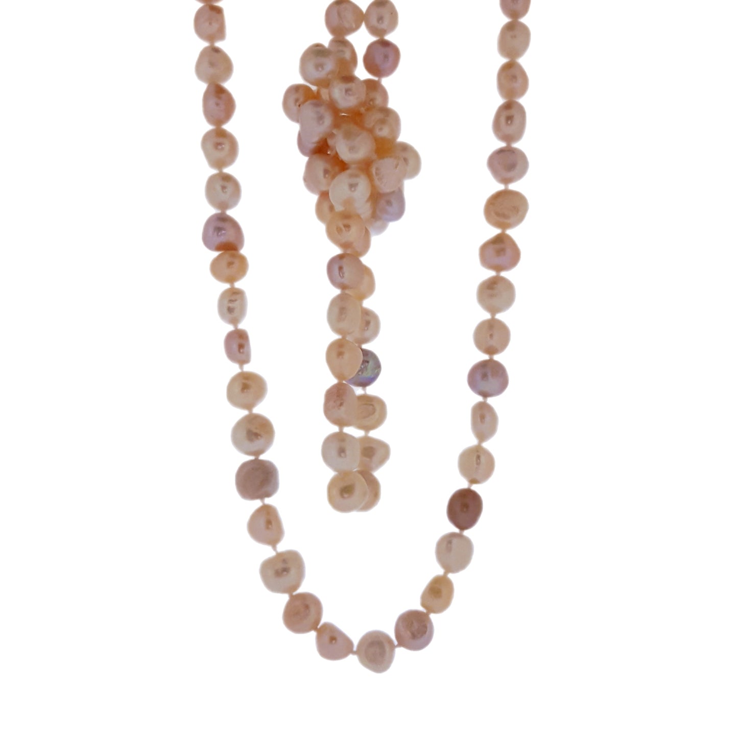 Pearl Necklace 'Longstrand' Naturally Pink Keshi Shape | The Courthouse Collection