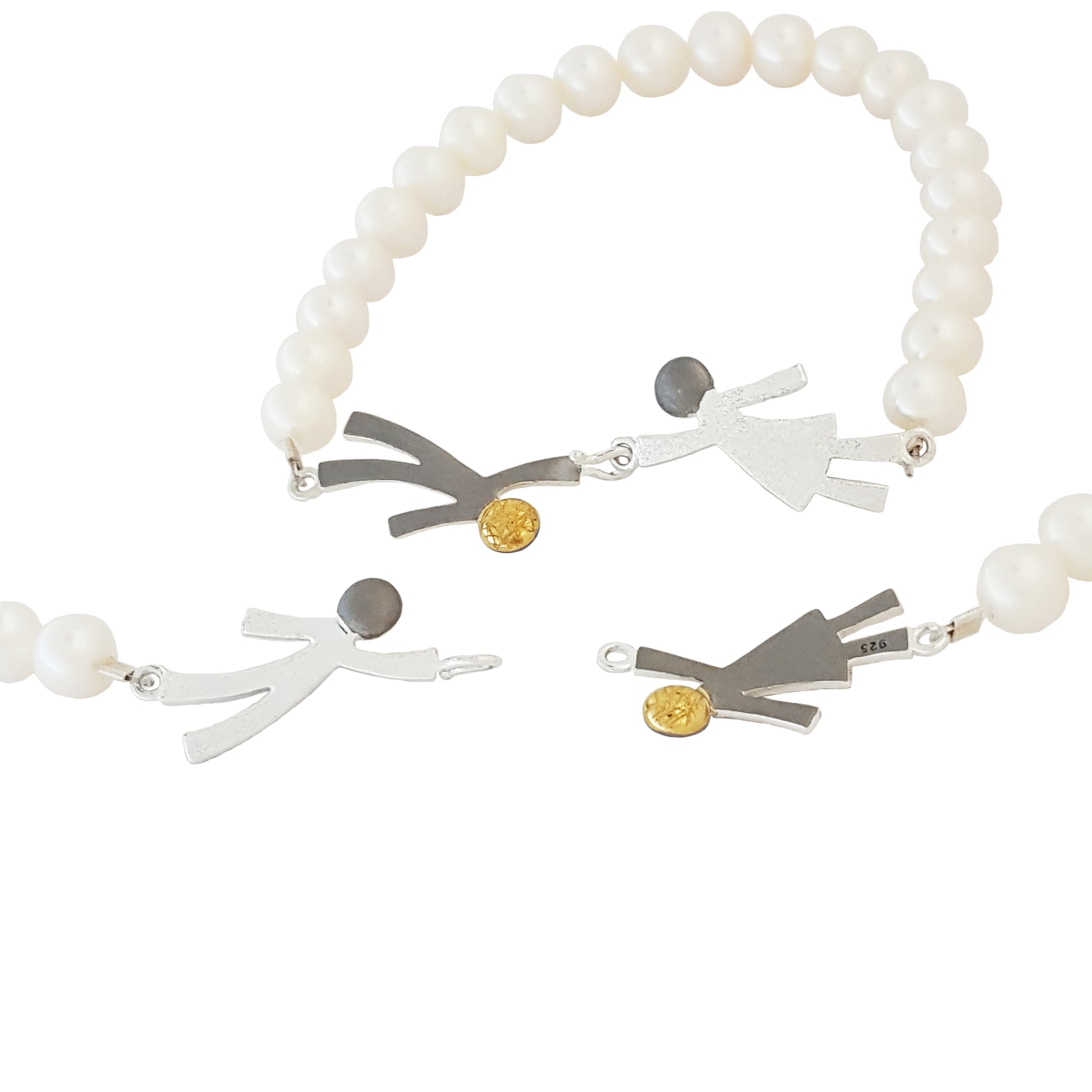 Ruby & Oliver Freshwater Pearls Necklace and Bracelet