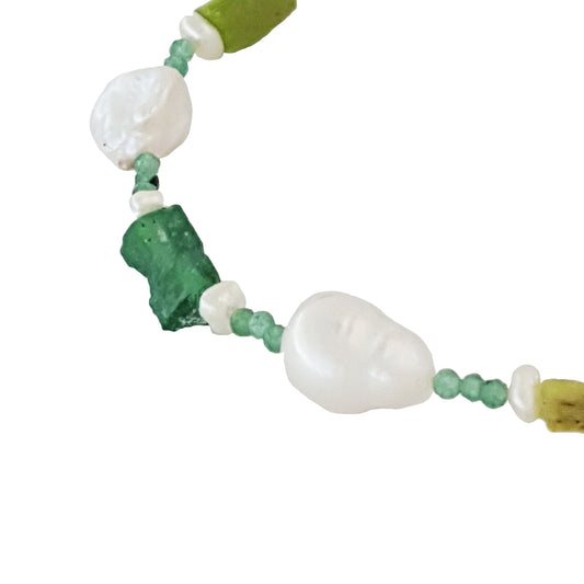 Magnificent Minerva Bracelet | Ancient Roman Glass Bracelet | Australian Designer Pearl Jewellery