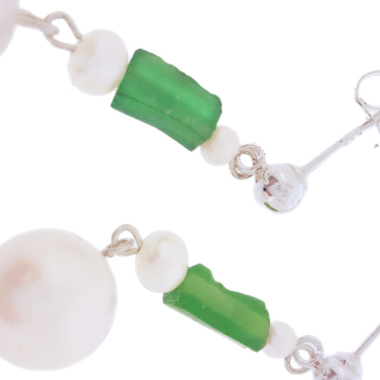 Only 500 years old Glass Pearl Earrings | The Courthouse Collection | Australian Designer Pearl Jewellery