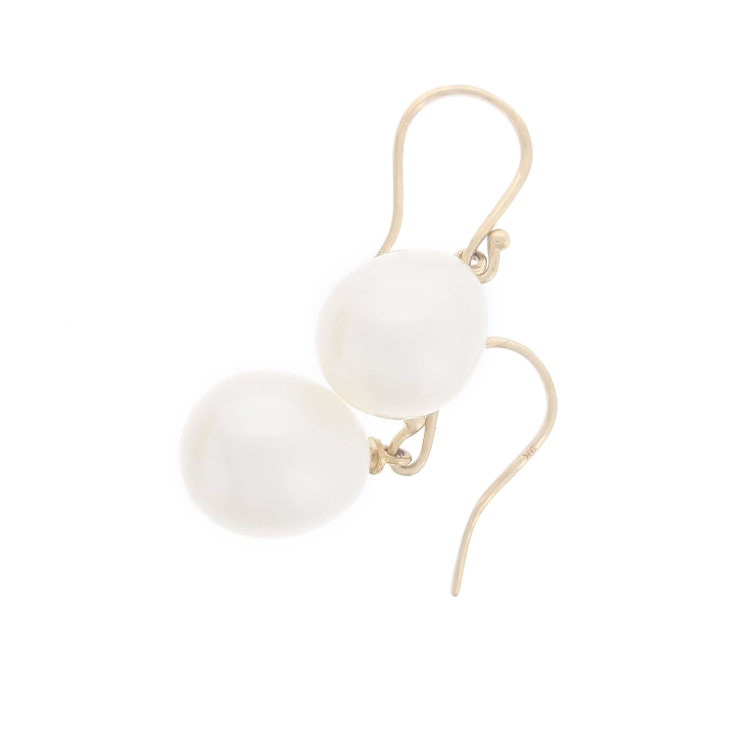 Pearl Earrings 9ct Gold Hook - The Courthouse Collection