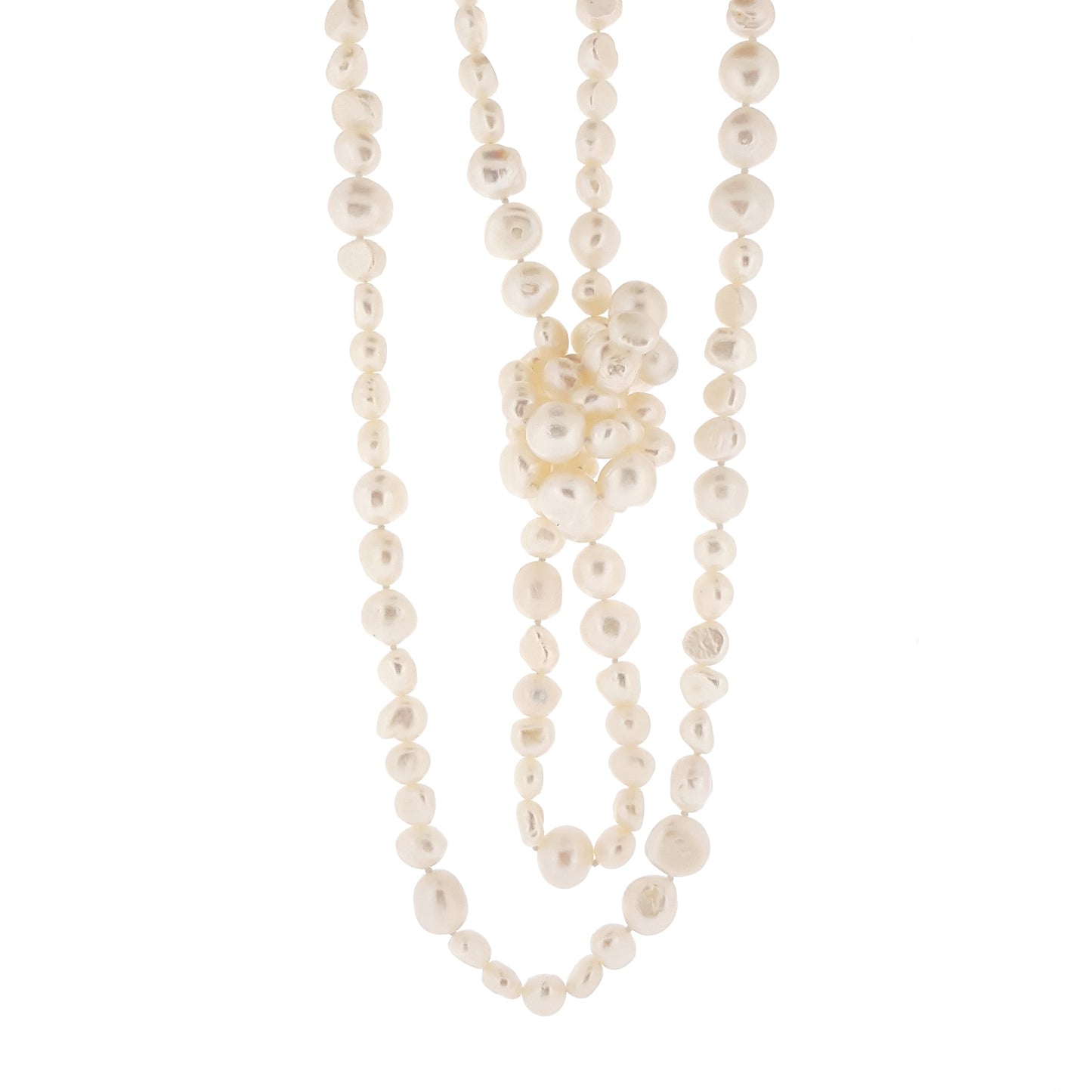 Pearl Necklace 'Longstrand' White Cultuered Pearls | The Courthouse Collection