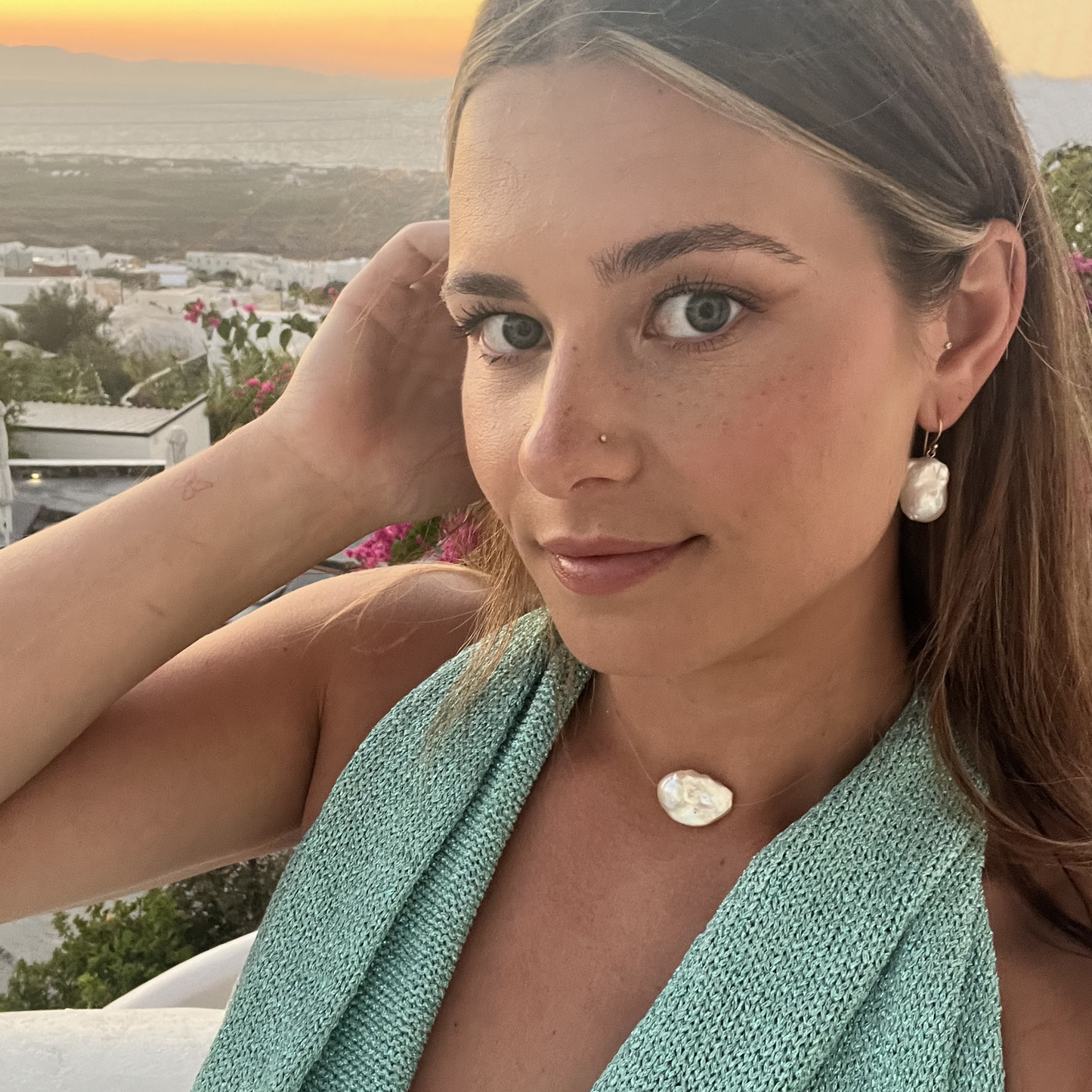 Pearl Necklace 'Single Baroque' | The Courthouse Collection | Australian Designer Pearl Jewellery