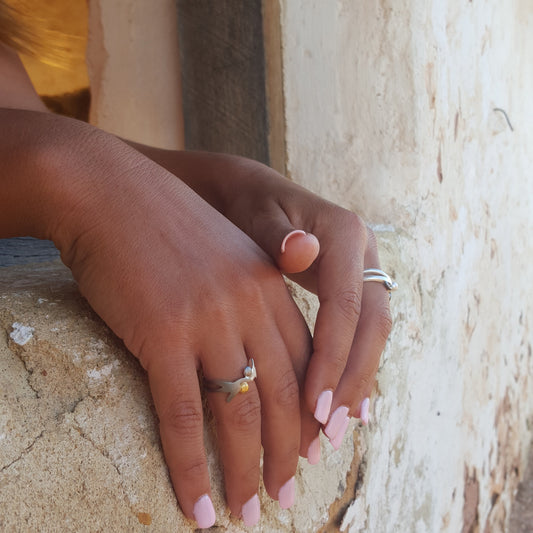 Ruby & Oliver Ring | The Courthouse Collection | Australian Designer Pearl Jewellery