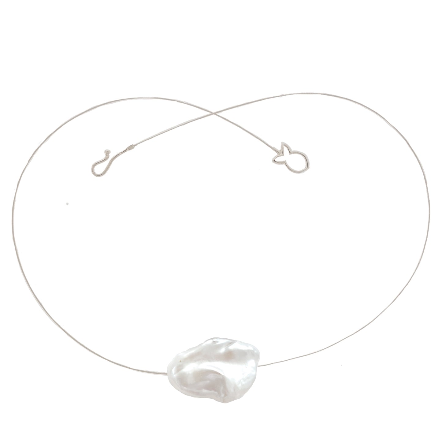 Pearl Necklace 'Single Baroque' - The Courthouse Collection