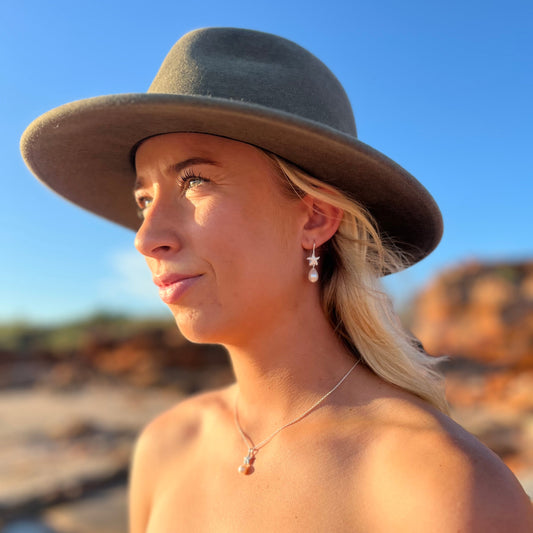 Pearl Starfish Earrings - The Courthouse Collection