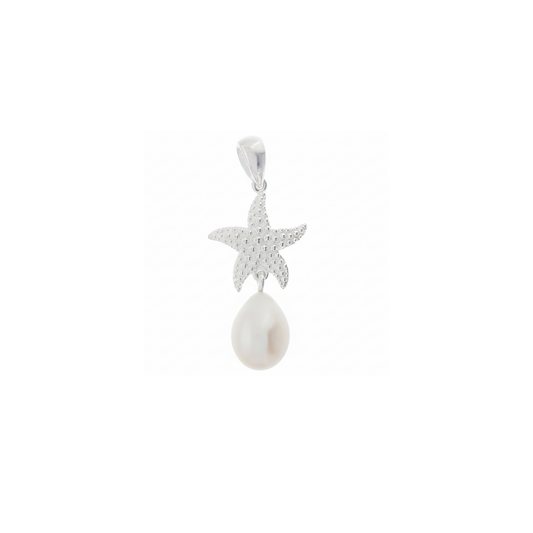 Starfish Pendant Silver | The Courthouse Collection | Australian Designer Pearl Jewellery