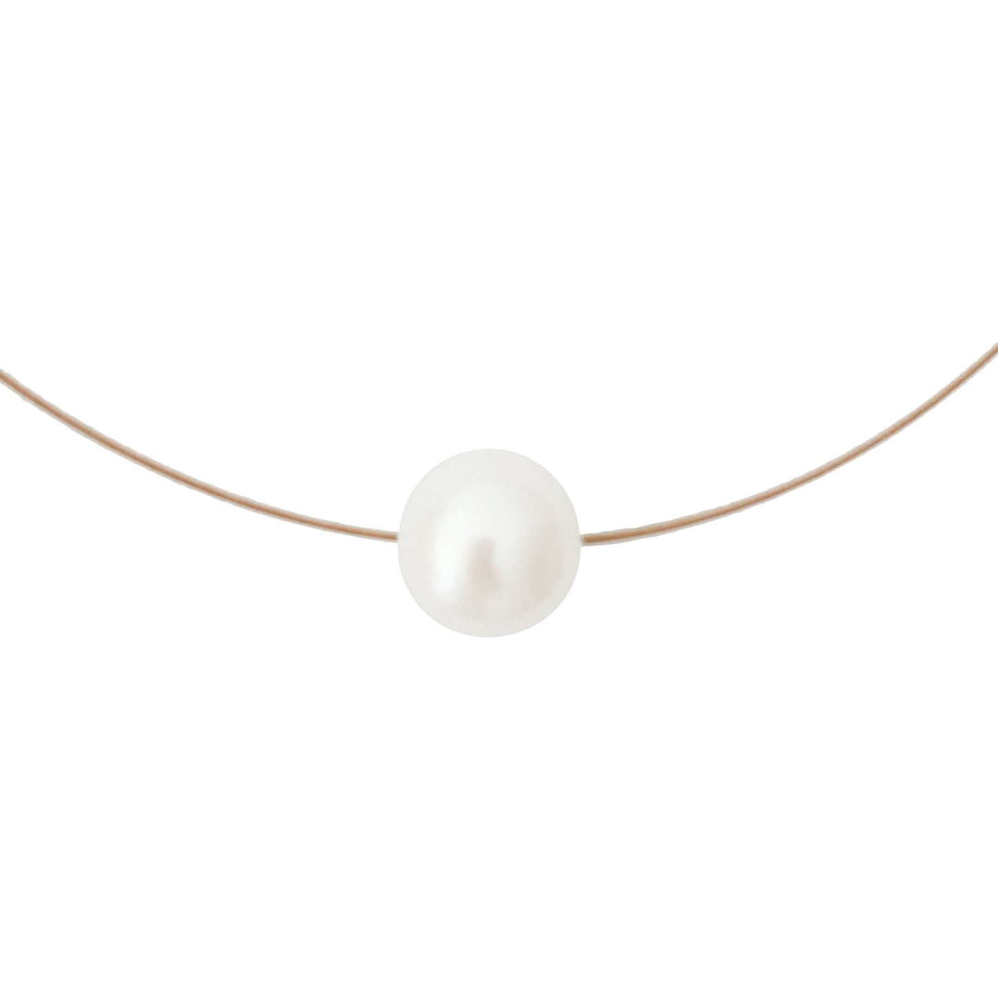 Single Pearl Necklace - The Courthouse Collection