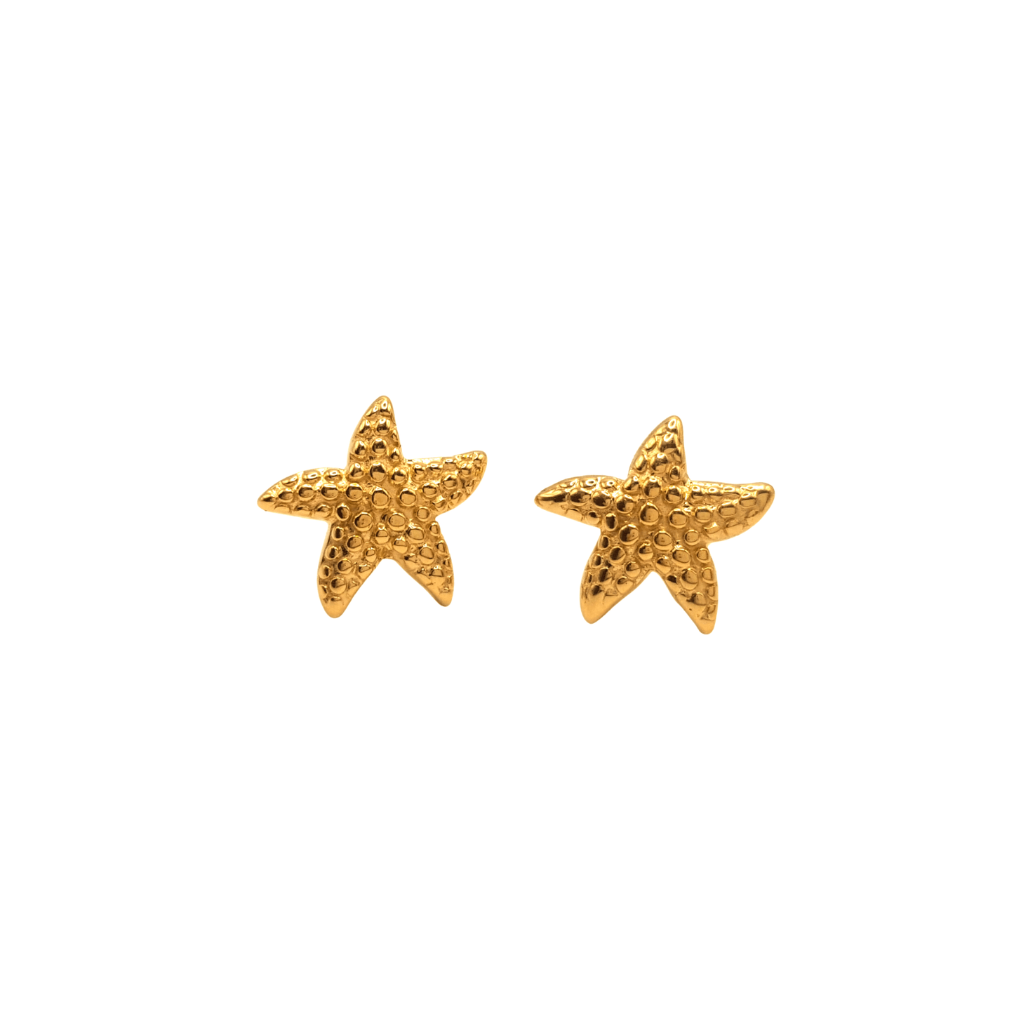 Stud Earrings 'Starfish' Gold | The Courthouse Collection | Australian Designer Pearl Jewellery