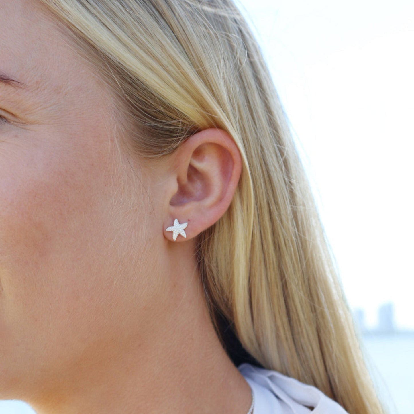 Starfish Stud Earrings | The Courthouse Collection | Australian Designer Pearl Jewellery
