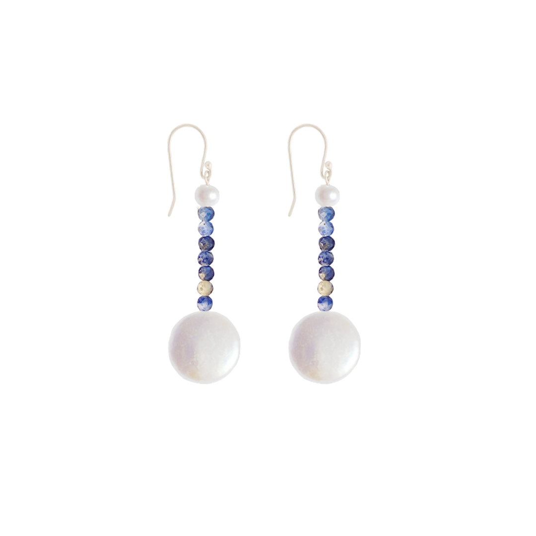 Lovely Lapis Lazuli & Coin Pearls - The Courthouse Collection
