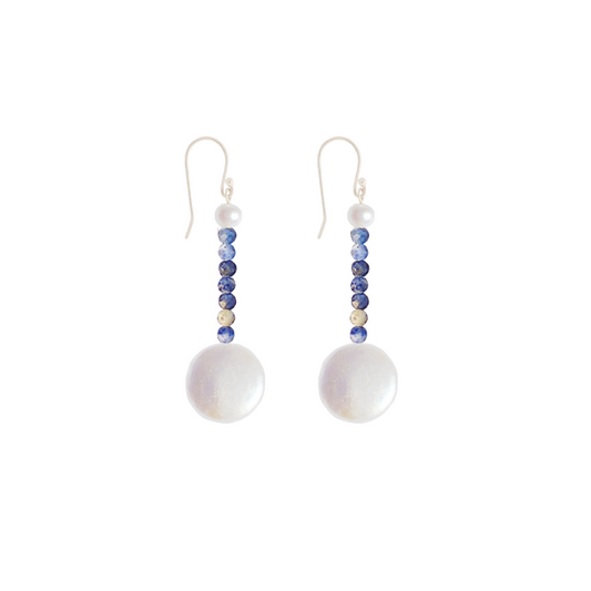 Lovely Lapis Lazuli & Coin Pearls - The Courthouse Collection