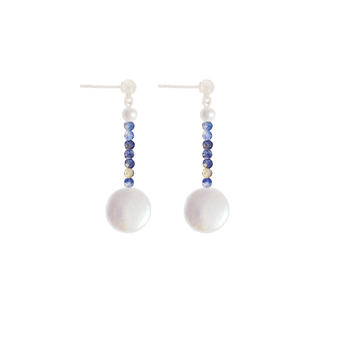 Lovely Lapis Lazuli & Coin Pearls - The Courthouse Collection