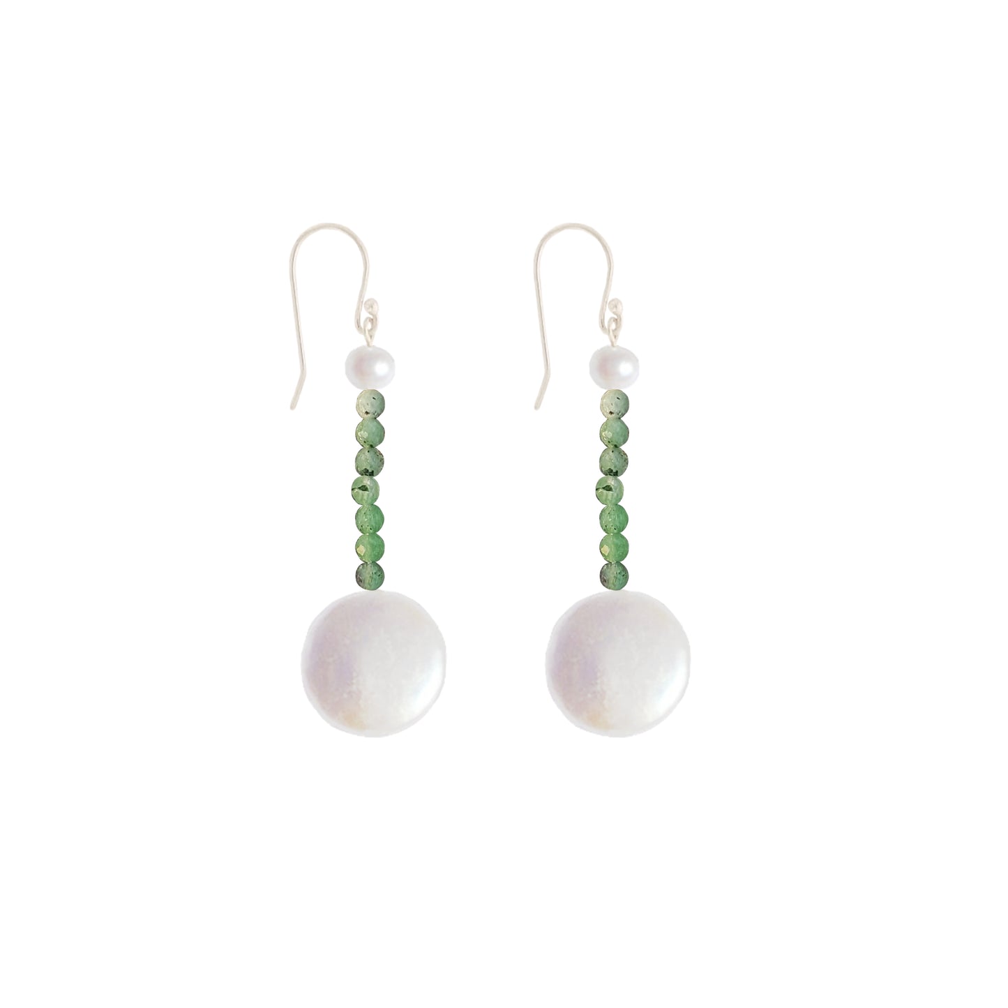 Green Garnet Madagascar Earrings - The Courthouse Collection