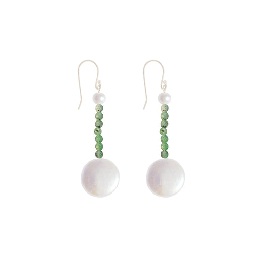 Green Garnet Madagascar Earrings - The Courthouse Collection