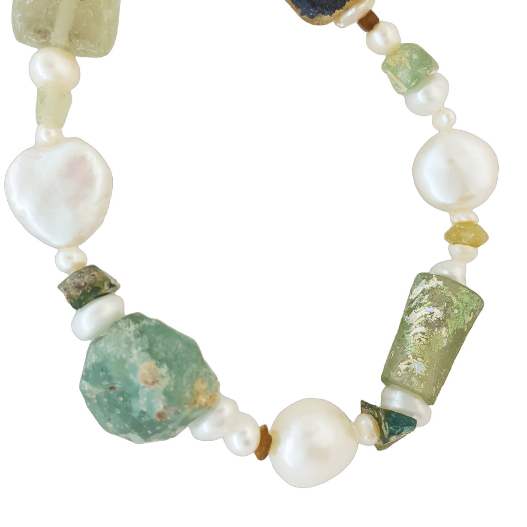 From Livia's Lover Necklace - Ancient Roman Glass Necklace
