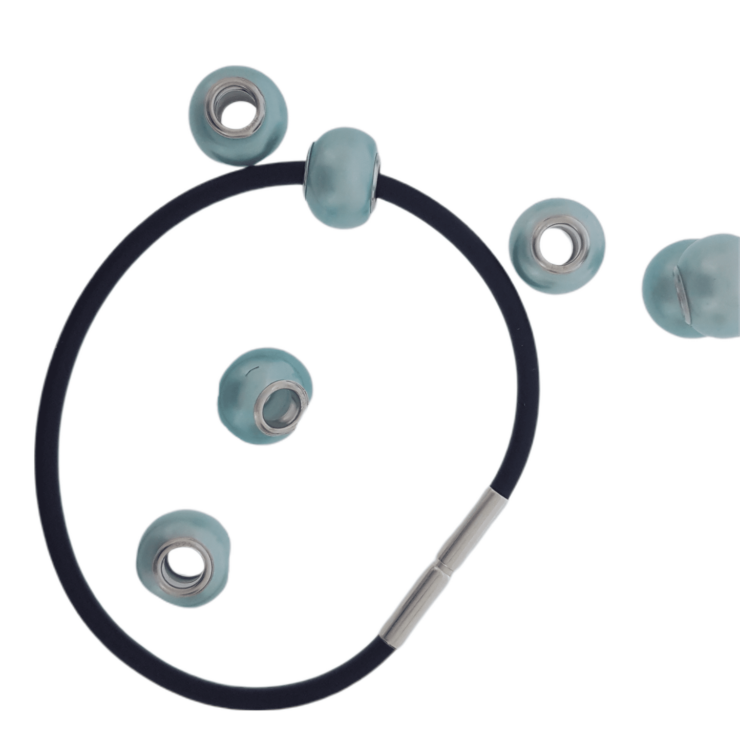 Tourquiose tiffany blue cultured pearl charm for pandora | Australian Designer Pearl Jewellery