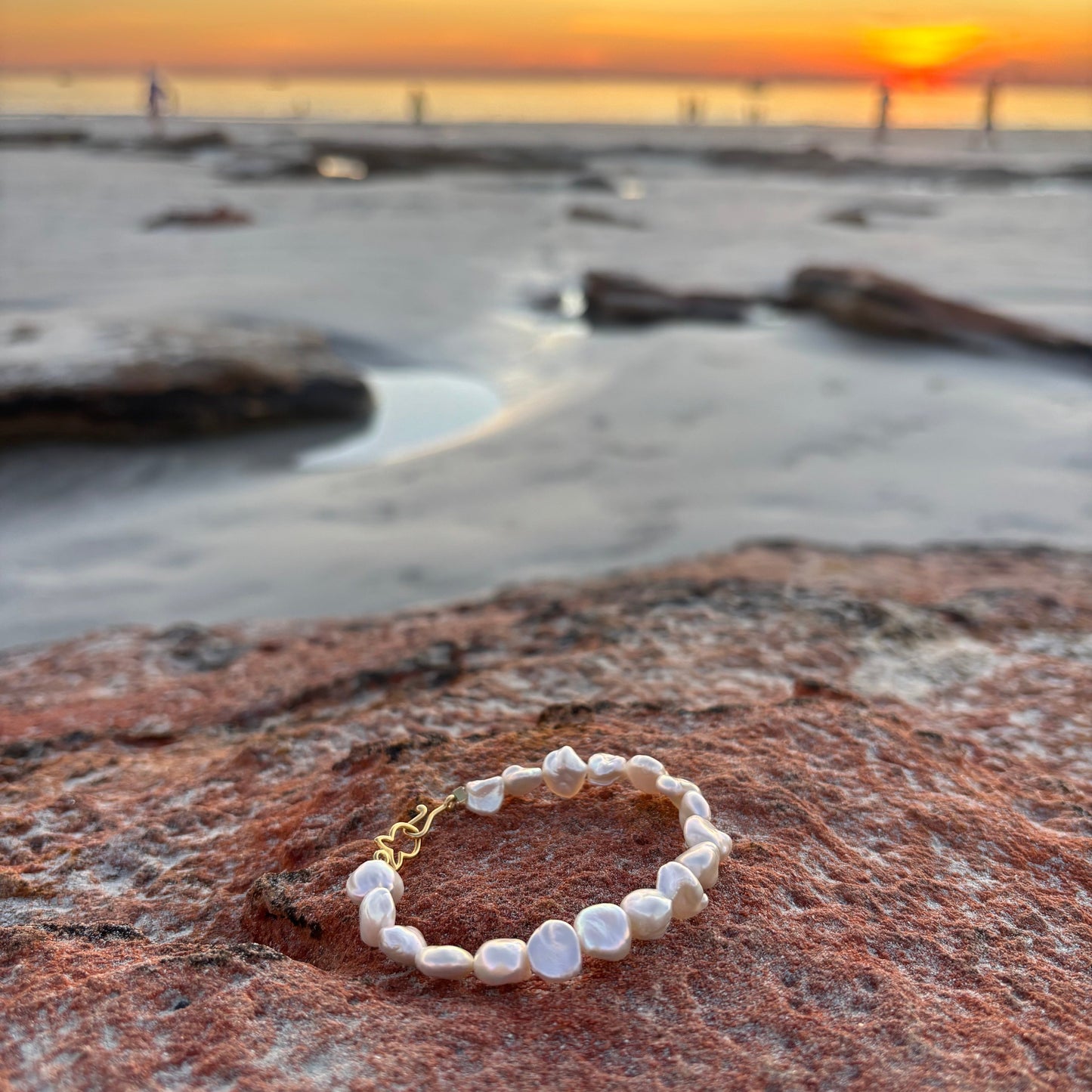 Keshi Fullstrand Bracelet | The Courthouse Collection | Australian Designer Pearl Jewellery