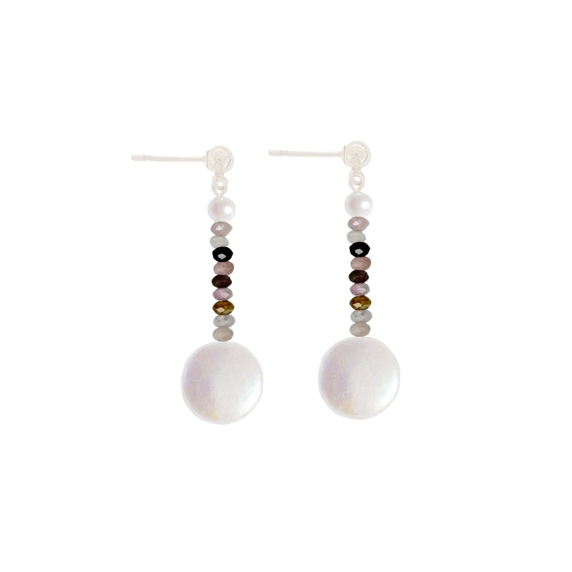 Pink Tourmaline Africa Earrings - The Courthouse Collection