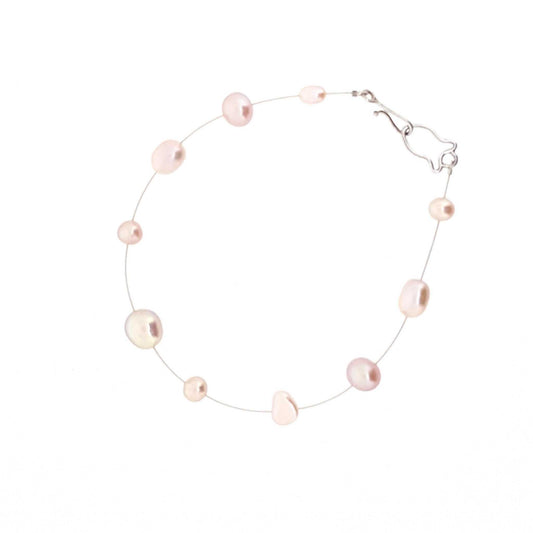 Pearl Bracelet 'Hailey Special' Pink - The Courthouse Collection