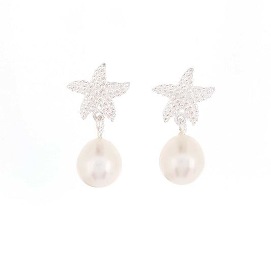 Pearl Earrings 'Starfish' Stud - The Courthouse Collection