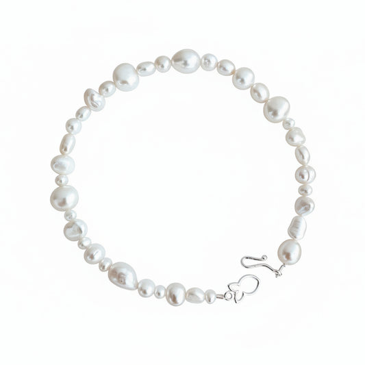 Pearl Anklet 'Fullstrand' White | The Courthouse Collection | Australian Designer Pearl Jewellery