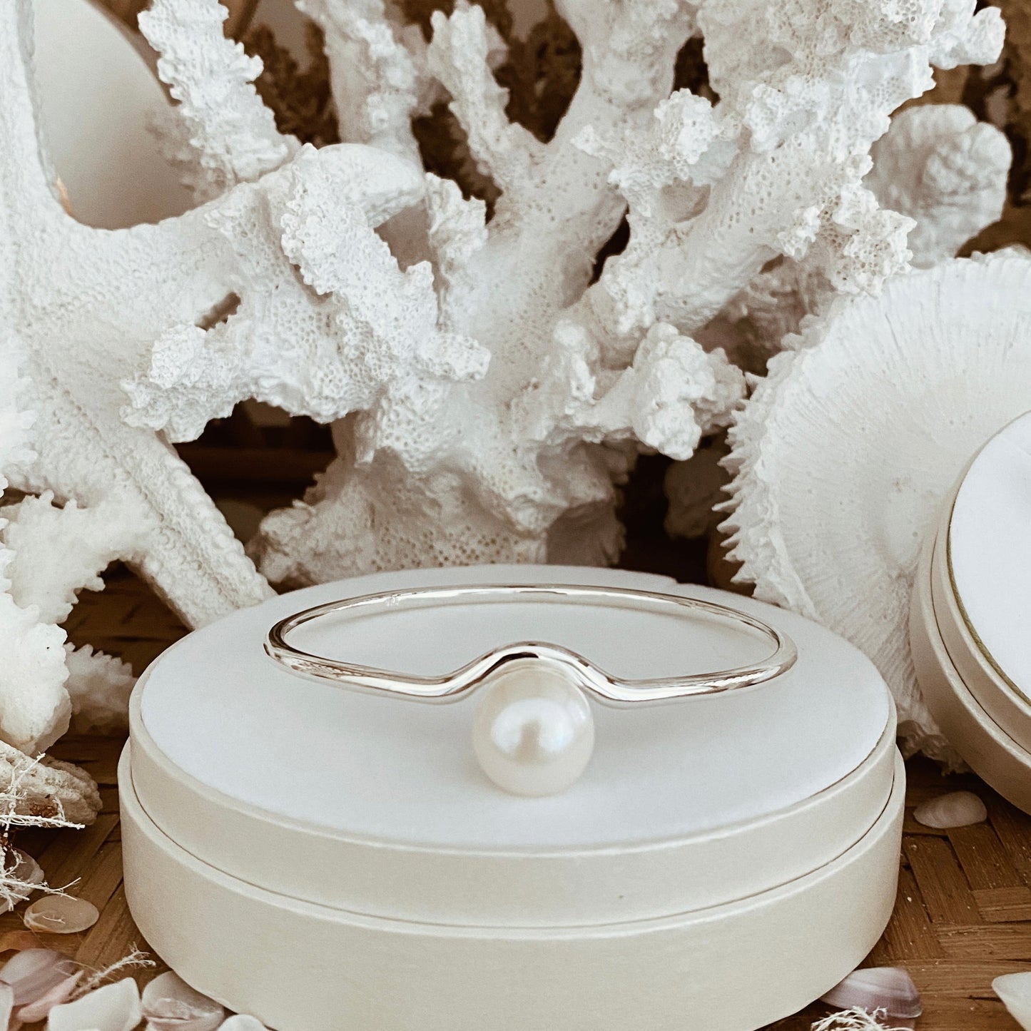 Pearl Bangle 'Moon Goddess' | The Courthouse Collection