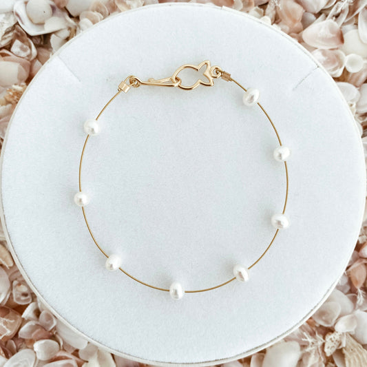 Gold Pearl Bracelet | Australian Designer Pearl Jewellery