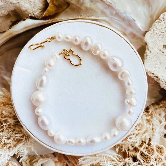 Pearl Bracelet ‘Fullstrand' White - The Courthouse Collection