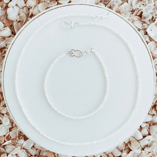 Pearl Necklace 'Tres Petite' | The Courthouse Collection