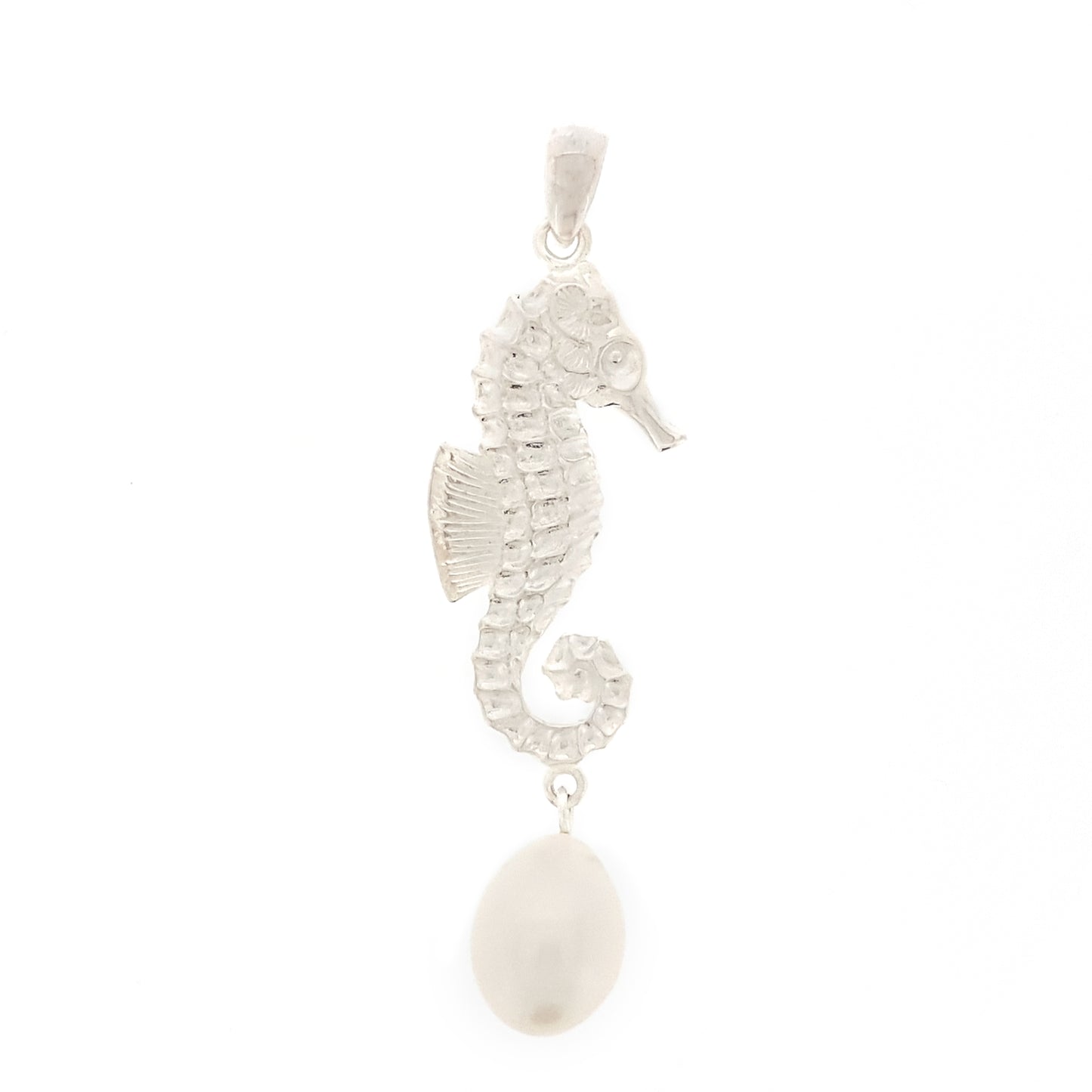 Sterling Silver Seahorse Pendant