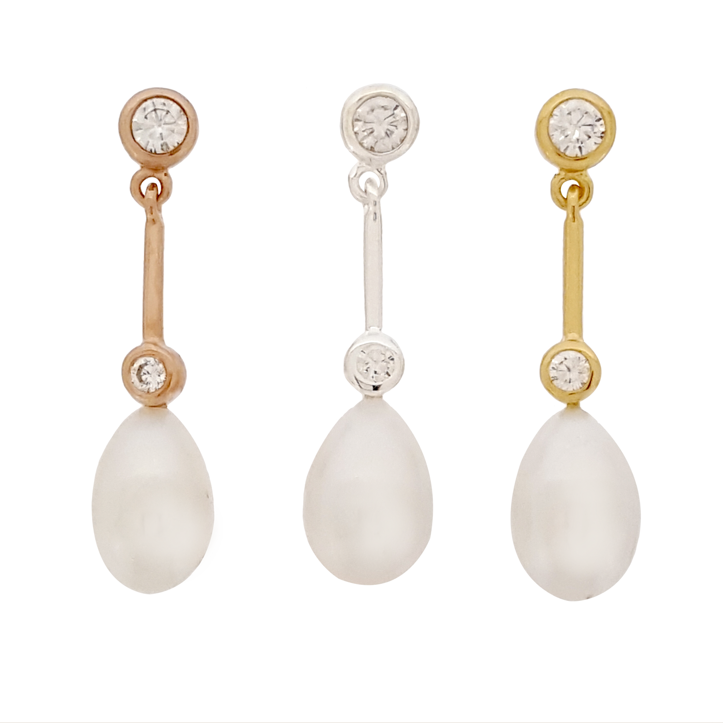 Pearl Earrings 'After 8' - The Courthouse Collection