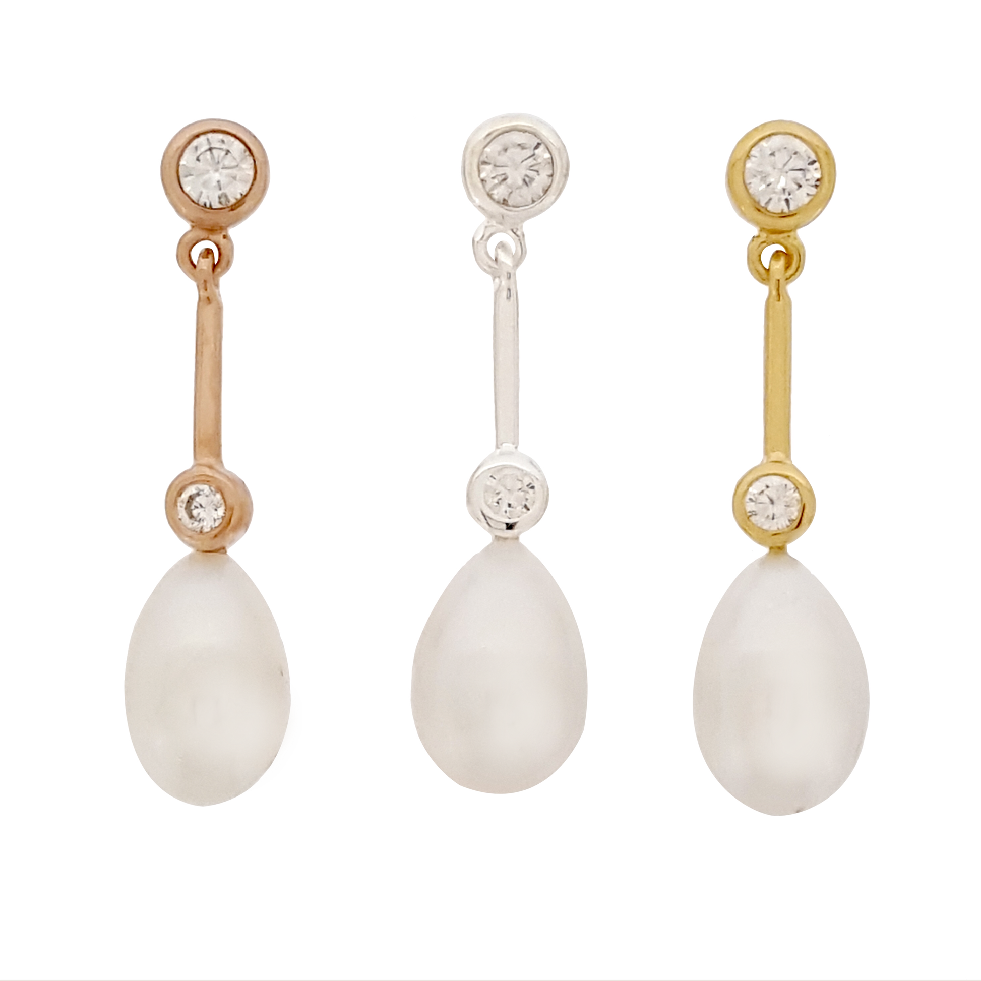 Pearl Earrings 'After 8' - The Courthouse Collection