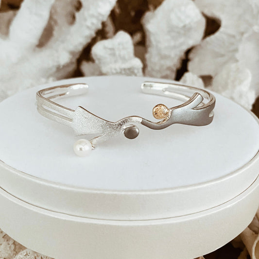 Ruby & Oliver Bangle | The Courthouse Collection | Australian Designer Pearl Jewellery