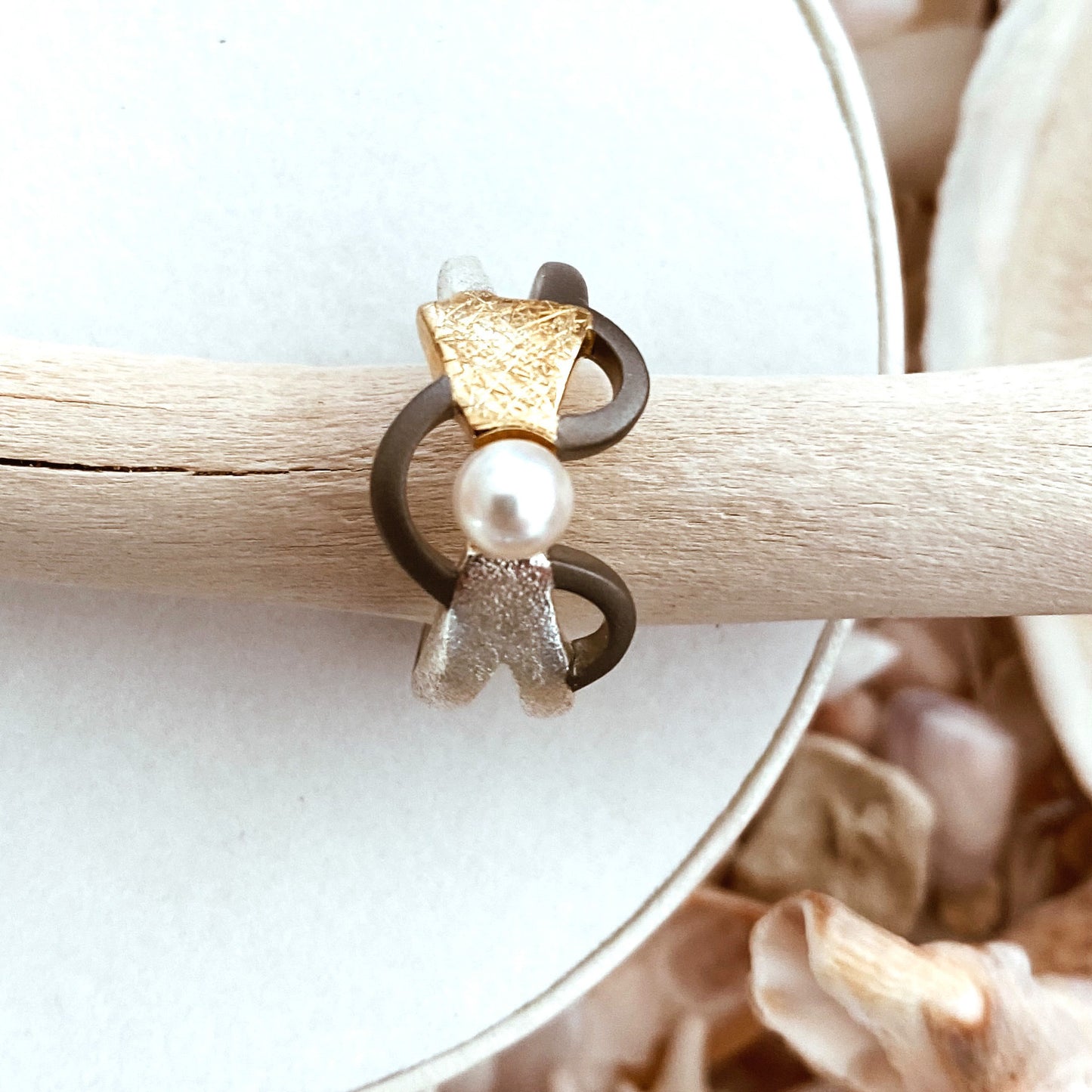 Ruby & Oliver Pearl Ring - The Courthouse Collection