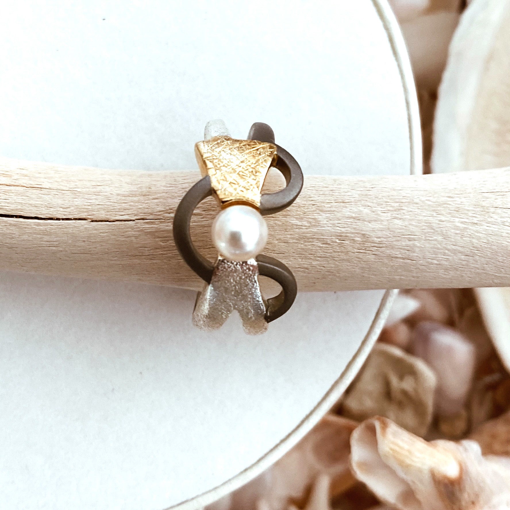 Ruby & Oliver Pearl Ring - The Courthouse Collection