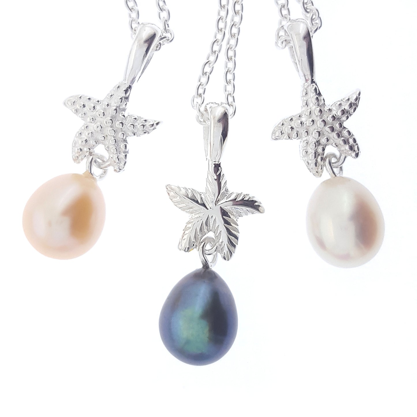 starfish pendant silver