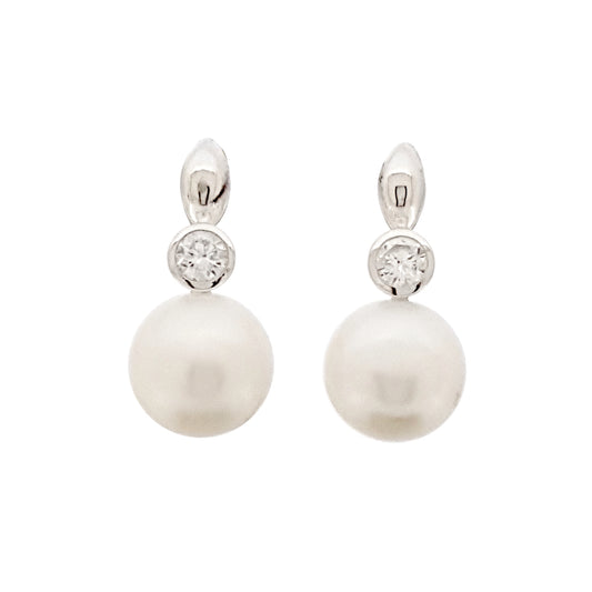 Sterling Silver Pearl Earrings