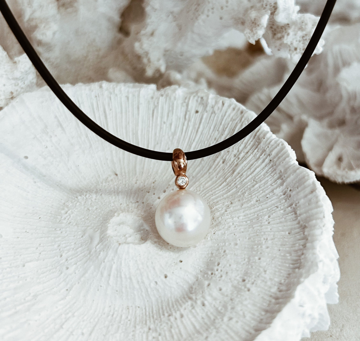 Pearl Diamond Pendant