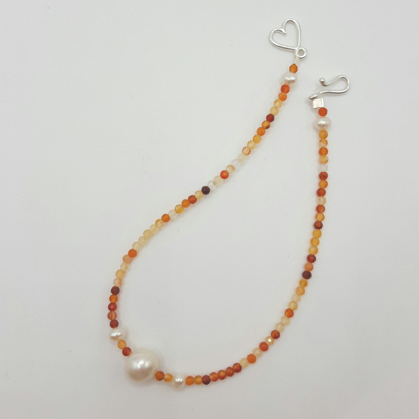 Pearl & Carnelian Bracelet 'Brigitte' | The Courthouse Collection