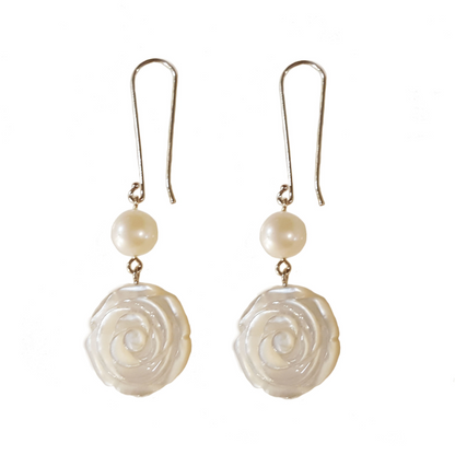 The Long Rose Earrings